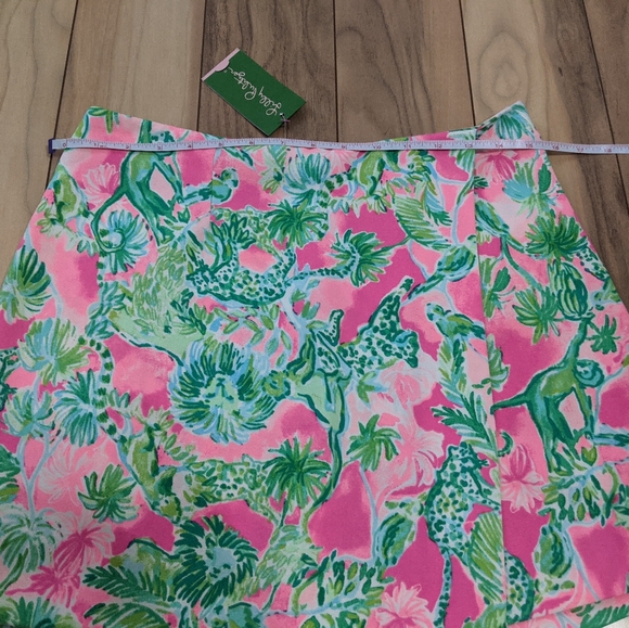 NWT! Lilly Pulitzer Cassia Skort Raz Berry Catty Shack Size 8 - Picture 6 of 15